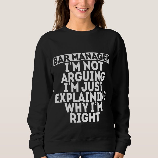 Sweatshirt Je n'affirme pas que j'explique juste pourquoi j'a (Devant)