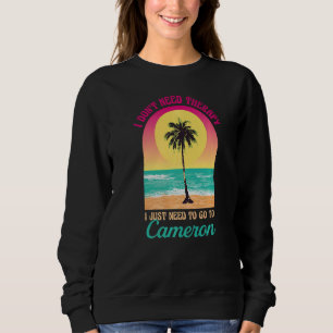 Sweatshirt Je n'ai pas besoin de thérapie Cameron Beach Louis