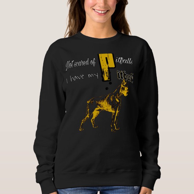 Sweatshirt Je N'Ai Pas Peur Des Pièges. (Devant)