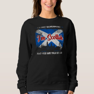 Sweatshirt Je ne crie pas Je suis écossais écossais 3