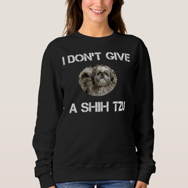 Sweatshirt Je Ne Donne Pas Chih Tzu Chien (Devant)