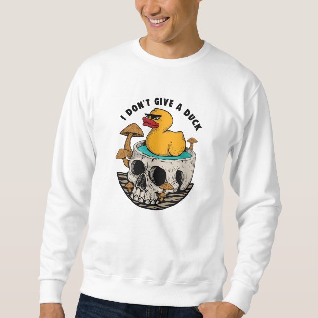 Sweatshirt Je ne donne pas de canard (Devant)