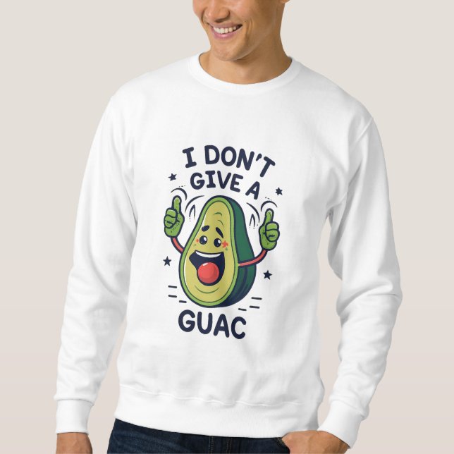 Sweatshirt Je ne donne pas de chandelle d'avocat guac (Devant)