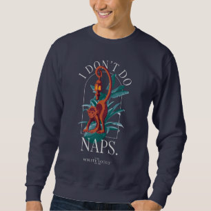 Sweatshirt Je ne fais pas de sieste singe - le Lotus blanc