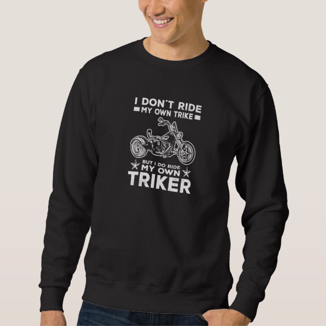 Sweatshirt Je ne fais pas mon propre tour, mais je fais mon t (Devant)