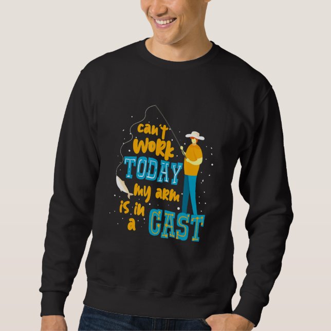 Sweatshirt Je Ne Peux Pas Aujourd'Hui Mon Bras Dans Un Pot Pê (Devant)