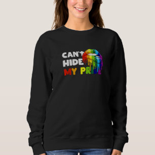 Sweatshirt Je ne peux pas cacher ma fierté Lgbtq Lesbian Tran
