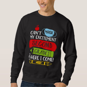 Sweatshirt Je ne peux pas masquer mon enthousiasme deuxième a