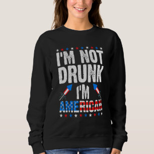 Sweatshirt Je Ne Suis Pas Épuisé Im American Alcohol Booze 4