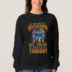 Sweatshirt Je ne suis pas un météo, mais vous pouvez vous att