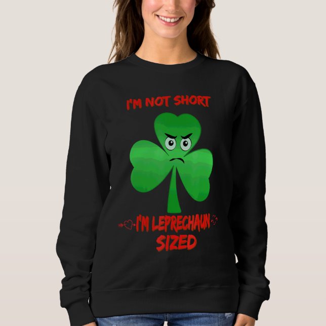 Sweatshirt Je ne suis pas une courte citation sarcastique d'H (Devant)