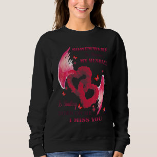 Sweatshirt Je ne suis pas une veuve Je suis une femme à un be