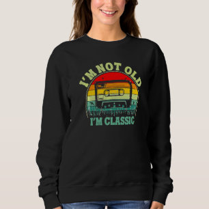Sweatshirt Je ne suis pas vieux, je suis classique Bande audi
