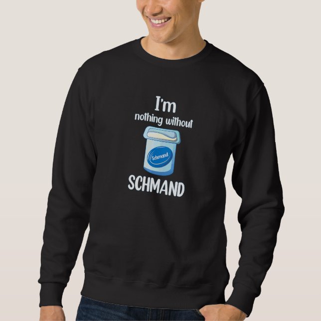 Sweatshirt Je ne suis rien sans crème aigre (Devant)
