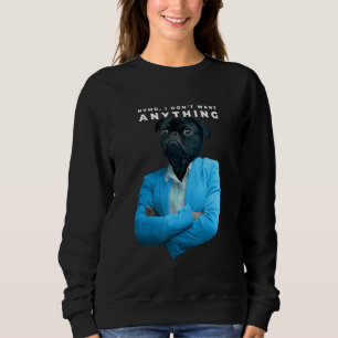 Sweatshirt Je ne veux rien de Carlin