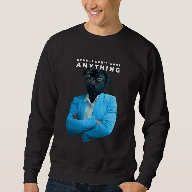 Sweatshirt Je ne veux rien de Carlin (Devant)