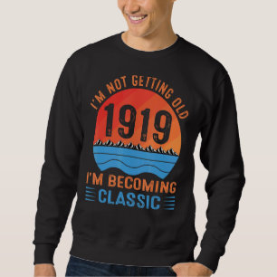Sweatshirt Je ne vieillis pas Je deviens classique Vintage 1