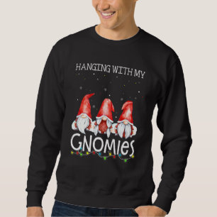 Sweatshirt Je Passe Avec Mes Gnomies Mignons Gnomes Christmas