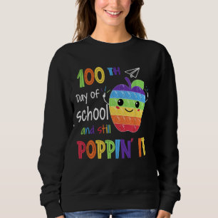 Sweatshirt Je Passe Mon Chemin À Travers 100 Jours D'École Po