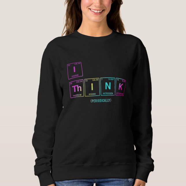 Sweatshirt Je Pense Qu'Il A Été Écrit Dans Des Éléments Du Ta (Devant)