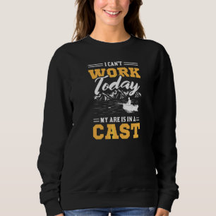 Sweatshirt Je Peux Travailler Aujourd'Hui Mon Eux Est Dans La