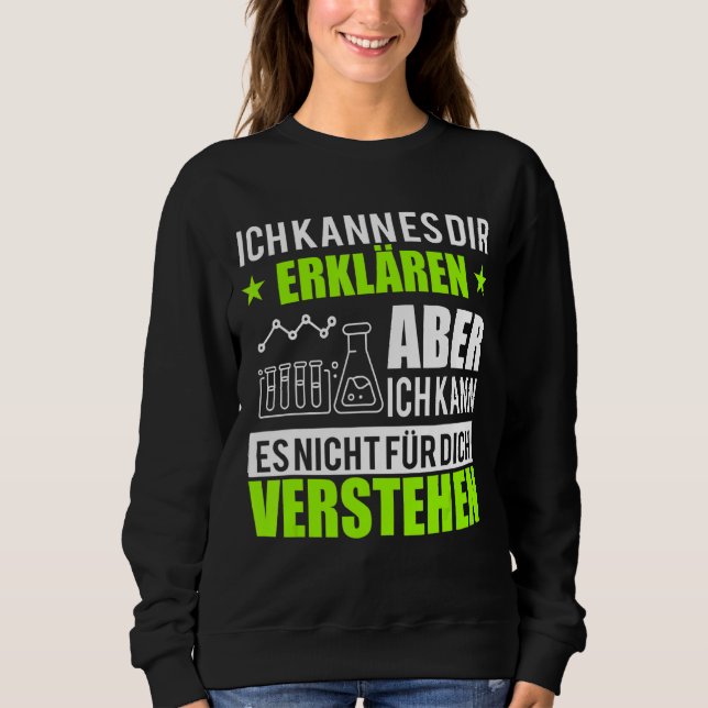 Sweatshirt Je Peux Vous L'Expliquer Ingénieur Physique Math 4 (Devant)