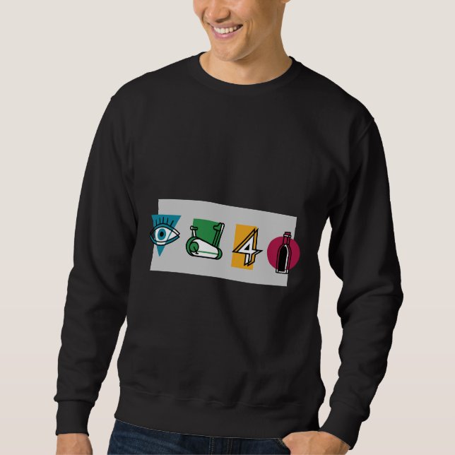 Sweatshirt Je Pique Pour Le Vin (Devant)