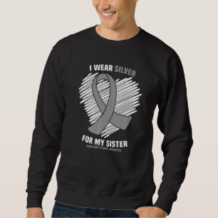 Sweatshirt Je Porte De L'Argent Pour Ma Soeur Parkinson Malad