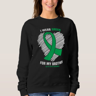 Sweatshirt Je Porte Du Vert Pour Mon Frère Biliaire Atresia A