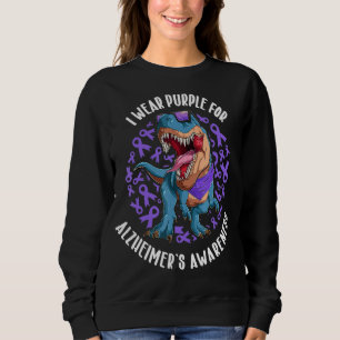 Sweatshirt Je Porte Du Violet Pour Les Enfants Sensibilisés À
