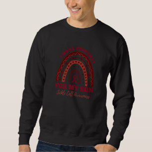 Sweatshirt Je Porte Le Bourgogne Pour La Sensibilisation à La