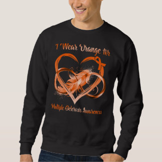 Sweatshirt Je Porte L'Orange Pour La Sensibilisation À La Scl