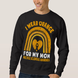 Sweatshirt Je Porte Orange Pour Ma Mère Sclérose En Plaques