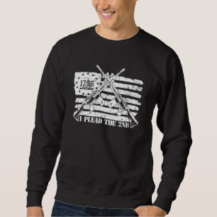 Sweatshirt Je Pousse Le 2E Amendement Pro Gun Ar 15 Rifle Ame
