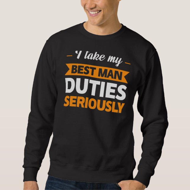 Sweatshirt Je Prends Au Sérieux Mes Devoirs De Besy Man Meill (Devant)