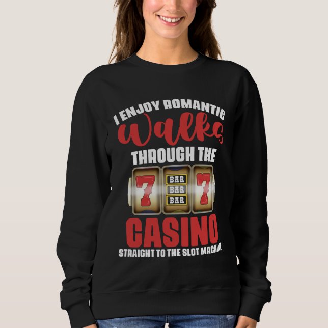 Sweatshirt Je Profite De Promenades Romantiques à Travers La  (Devant)