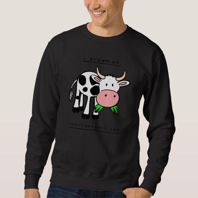 Sweatshirt Je Rêve Aussi De Smashburgers (Devant)
