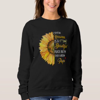 Sweatshirt Je Sais Que Le Ciel Est Un Beau Endroit Parce Qu'I