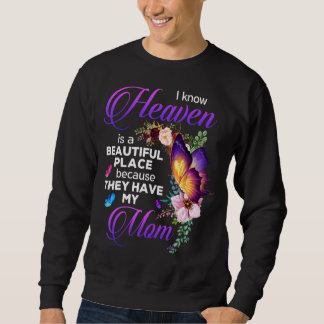 Sweatshirt Je Sais Que Le Ciel Est Un Beau Endroit Parce Qu'I