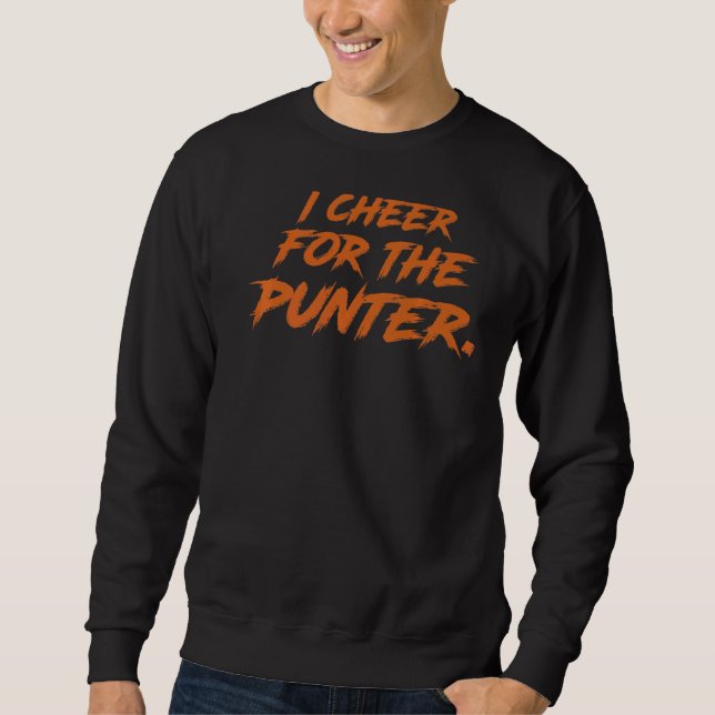 Sweatshirt Je Salue Le Punter (Devant)