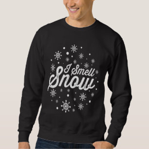 Sweatshirt Je Sens La Neige Drôle Vacances Les Flèches de nei