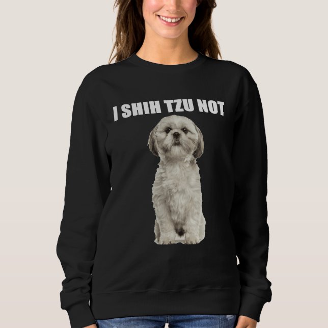 Sweatshirt Je Shih Tzu Non (Devant)