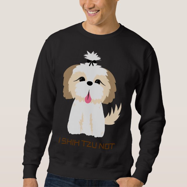 Sweatshirt Je Shih Tzu Non (Devant)