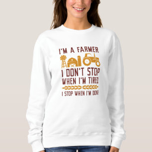 Sweatshirt Je suis agriculteur