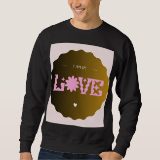 Sweatshirt Je Suis Amoureux Citation Romantique Minimaliste A
