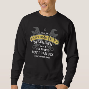 Sweatshirt Je Suis Automotive Diesel Mécanique Automobile