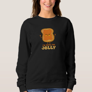 Sweatshirt Je Suis Avec Jelly Couple Peanut Butter Pul