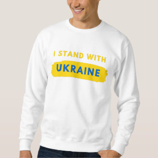 Sweatshirt Je Suis Avec La Chemise De L'Ukraine