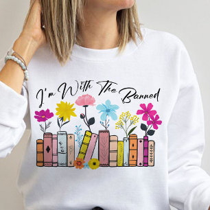 Sweatshirt Je suis avec les livres interdits