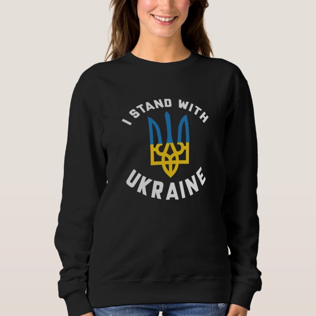Sweatshirt Je Suis Avec L'Ukraine (Devant)